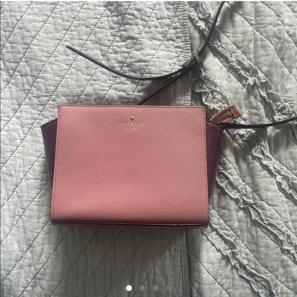 Purple and mauve kate spade cross body